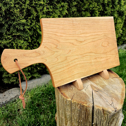Cherry Charcuterie & Serving Board - Nathan's Woodcrafts, LLC